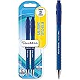 Paper Mate Flexgrip Ultra Retractable Ballpoint Pens | Medium Point (1.0mm) | Blue | 2 Count