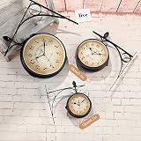 Dyna-Living Double Sided Wall Clock Vintage Outdoor Garden 33x9x31cm view 5