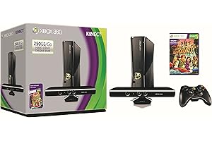 Microsoft Xbox 360 S 250GB System Kinect Bundle (Renewed)
