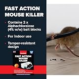 Rentokil PSF135 Fast Action Mouse Killer Twin Pack Indoor Bait Station view 6
