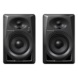 Pioneer DJ DM-40 - 21W 4" Two-Way Active Monitor - Black (Pair)