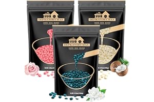 Lifestance Brazilian Bikini Wax Beads - 300g Hard Wax for Hair Removal on Face, Body, Legs - Pearl Beads for Wax Warmers