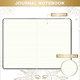 Artfan A5 Notebook 144 Pages Lined Faux Leather Cover Pocket Black view 5