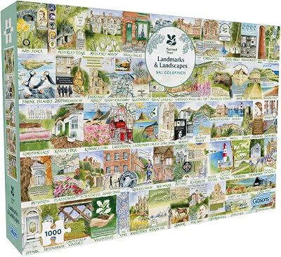 Gibsons National Trust Landmarks & Landscapes 1000 Piece Jigsaw Puzzle
