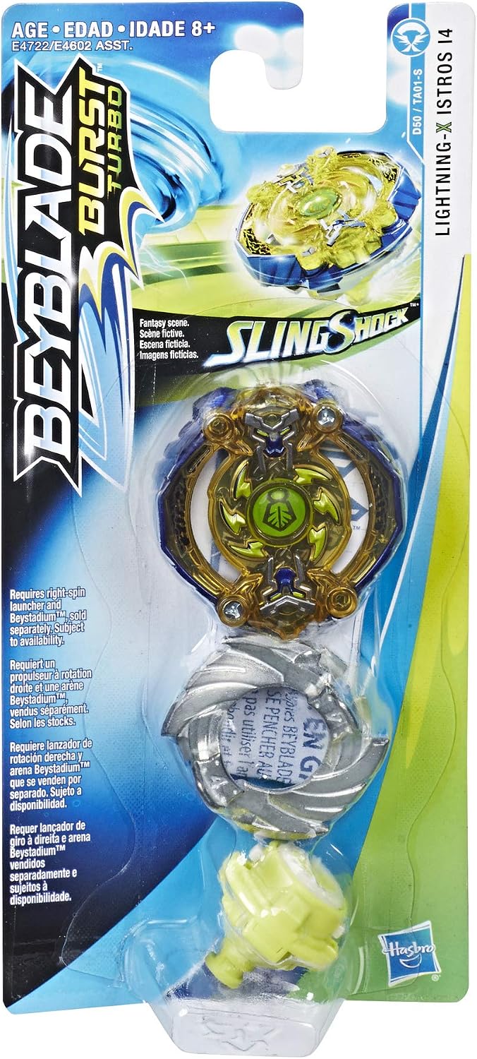 Beyblade Burst Turbo Slingshock Single Top - Lightning X Istros I4 - Image 3