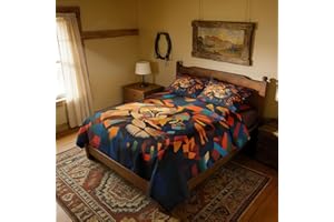 Zoainuos Lion Gifts, Abstract Wildlife Artistic Animal Sheets Full Size Bed Sheet Set, Soft Microfiber Deep Pocket Wrinkle Fr