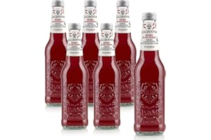 Galvanina Blood Orange – Premium Organic Italian Sparkling Fruit Beverage, 12 fl oz (6 Glass Bottles) | Vibrant Sicilian Blood Orange Soda, Naturally Citrusy.