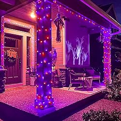 200 LED Halloween Lights Outdoor, 66ft Halloweem