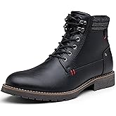 Vostey Men's Casual Boot Waterproof Zipper Chukka Boots for Men