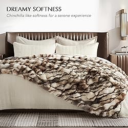 EverGrace Ultra Soft Luxury Fluffy Faux Rabbit Fur