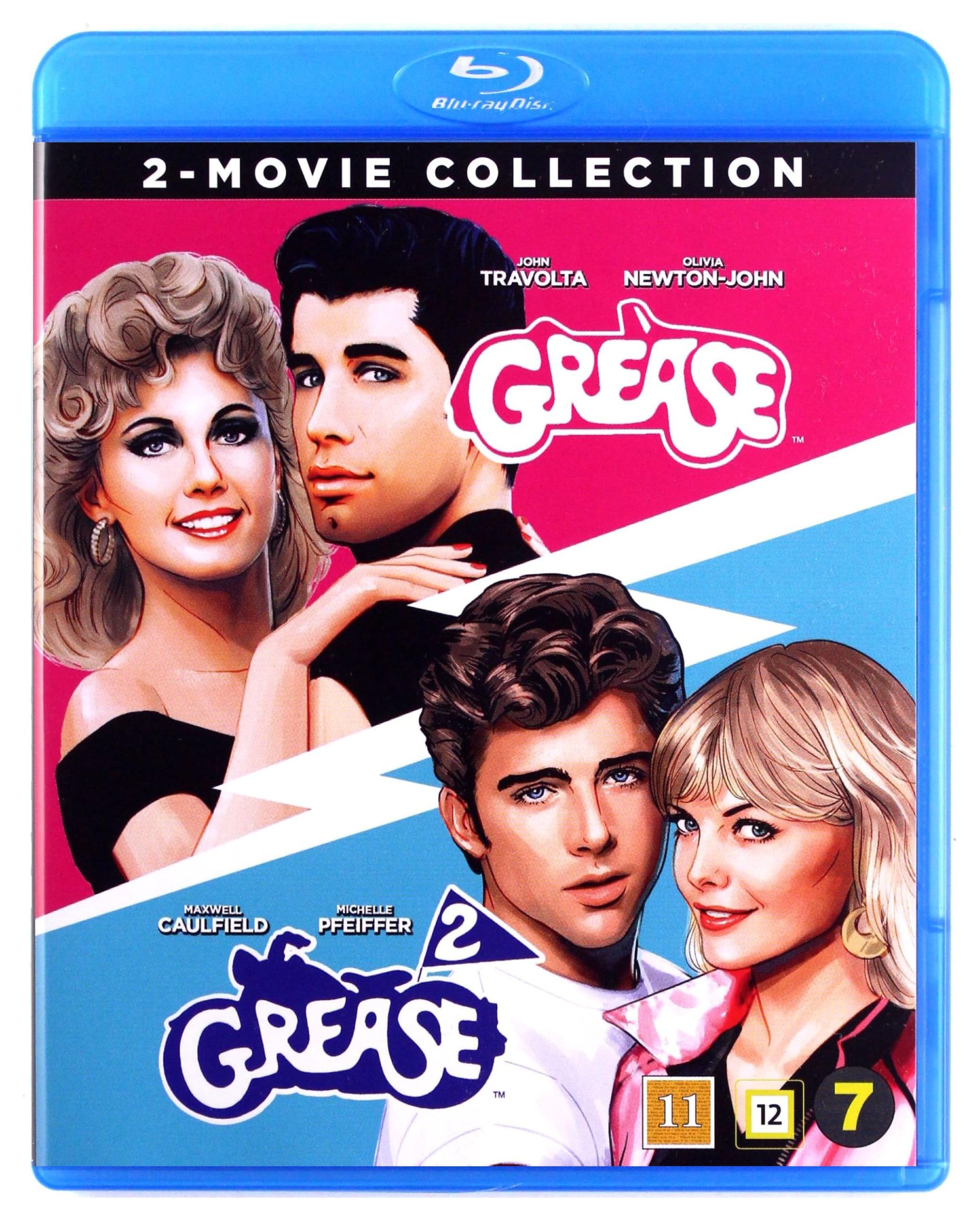 Paramount Grease 1 And 2 (Remastered)(Blu-Ray) /Movies/Standard/Blu-Ray