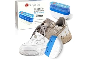 Simple Life All-in-1 Sneaker Cleaner Kit | Sneaker Cleaner, White Shoe Cleaner, Tennis Shoe Cleaner | Travel Shoe Cleaner