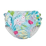 i Play. Baby Girls' Ruffle Snap Reusable Absorbent