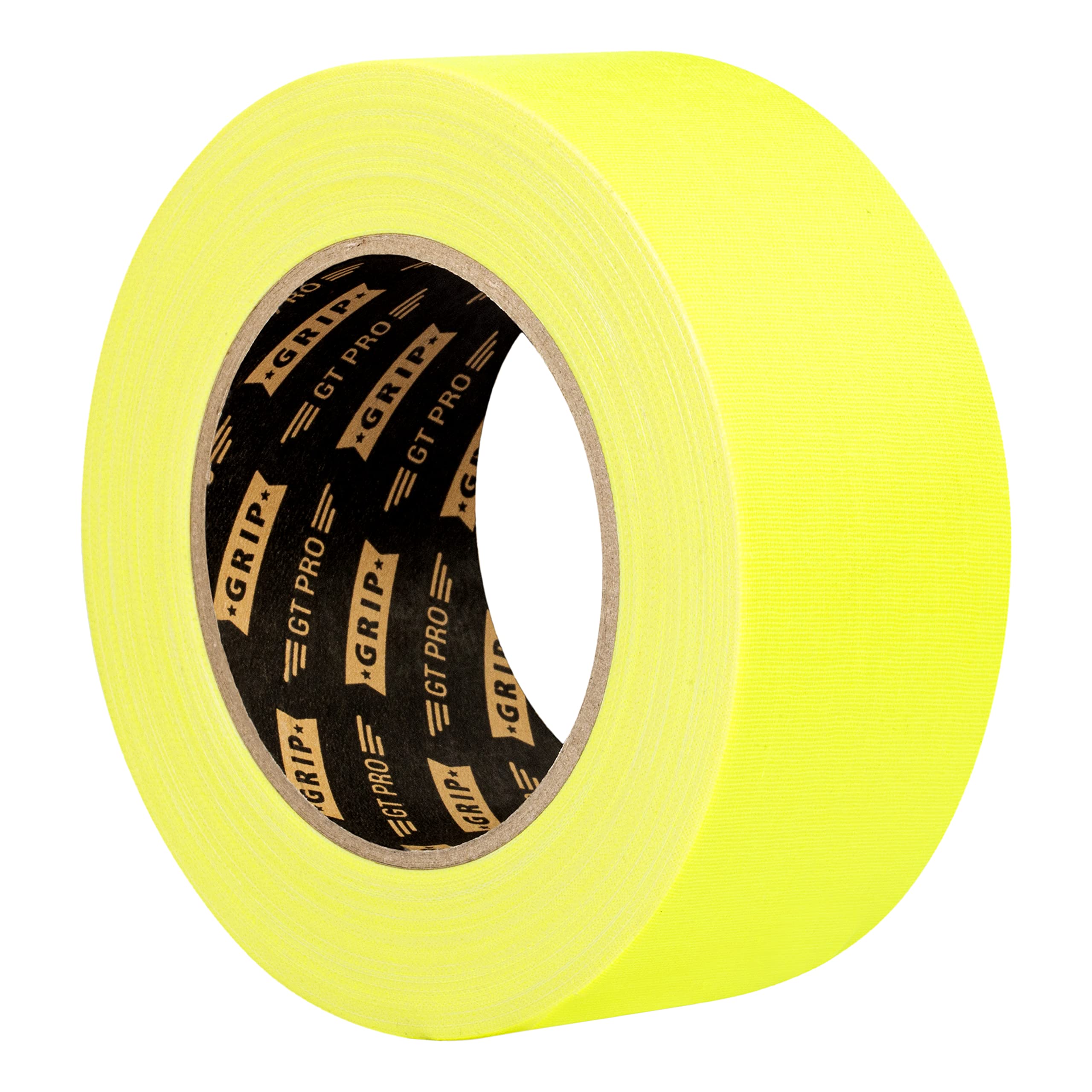 GRIP Eventbasics GT PRO Tape Neon Yellow Fabric Tape 50 mm x 25 m Marking Repair Tape Art