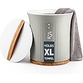 Live Fine Towel Warmer | Bucket Style Luxury Heater with LED Display, Adjustable Timer, Auto Shut-Off | Fits 40” x 70” Oversized Towel