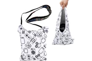 GCJUYA Protective Wrap, Camera wrap, Magic Self-Adhesive Cloth, 21.6"x21.6" Anti-scratch Lens Camera Wrap, Folding, Washable, Lens pouches, Soft cloth with a sticky for camera and tech gear