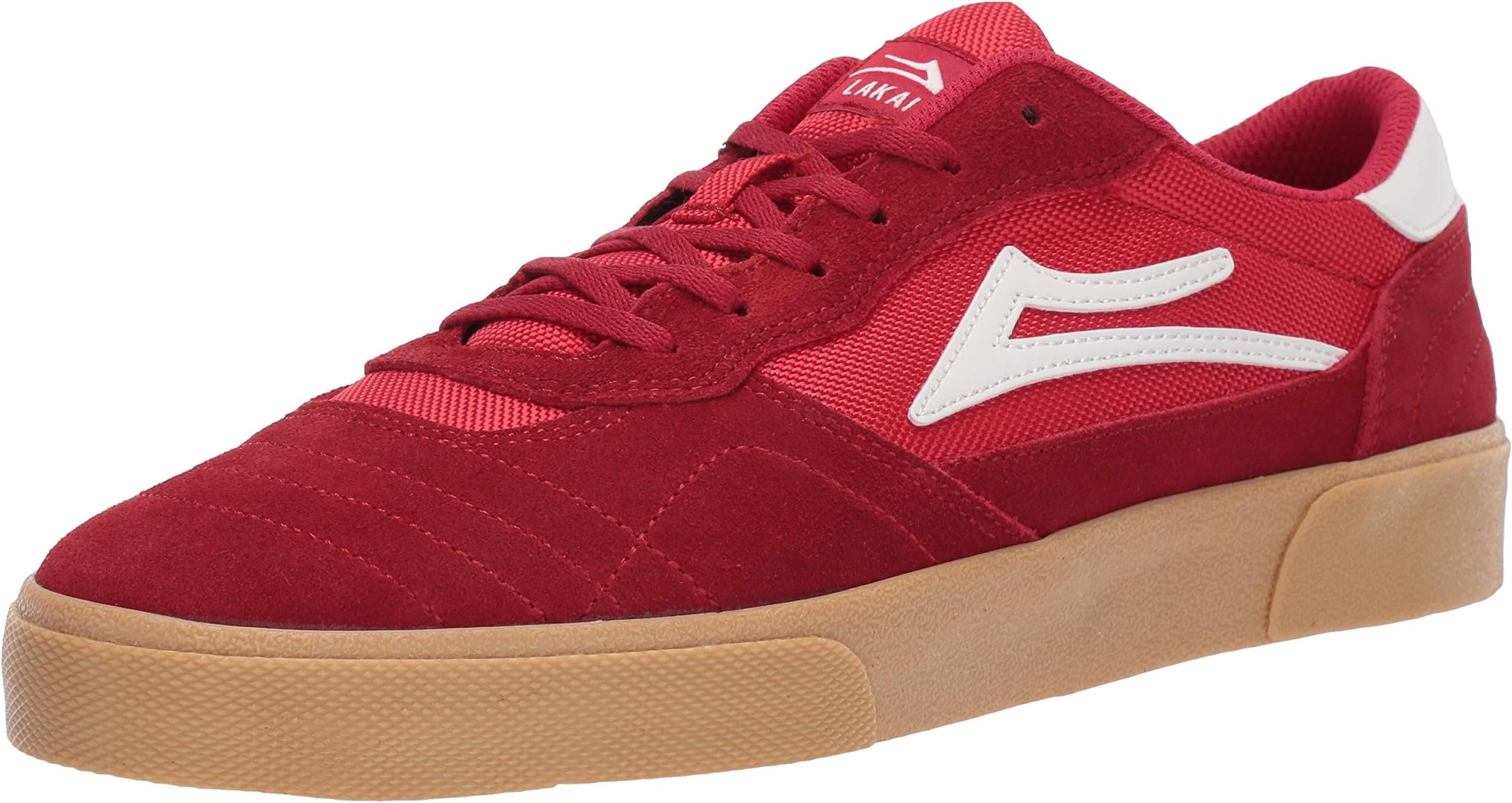 Footwear Cambridge Red/Gum Suedesize Tennis Shoe