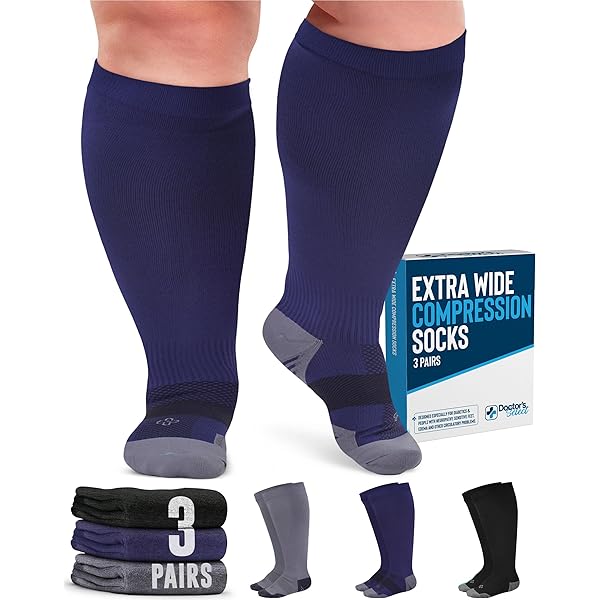 Amazon.com: Doctor's Select Copper Plus Size Compression Socks