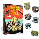 Lay Waste Games Heads Will Roll &ndash; Metal Skull Toss Dexterity Party Game for Adults &amp; Families | Fast-Paced Skill Game for 2+ Players, Ages 8+, 5-15 Min Gameplay