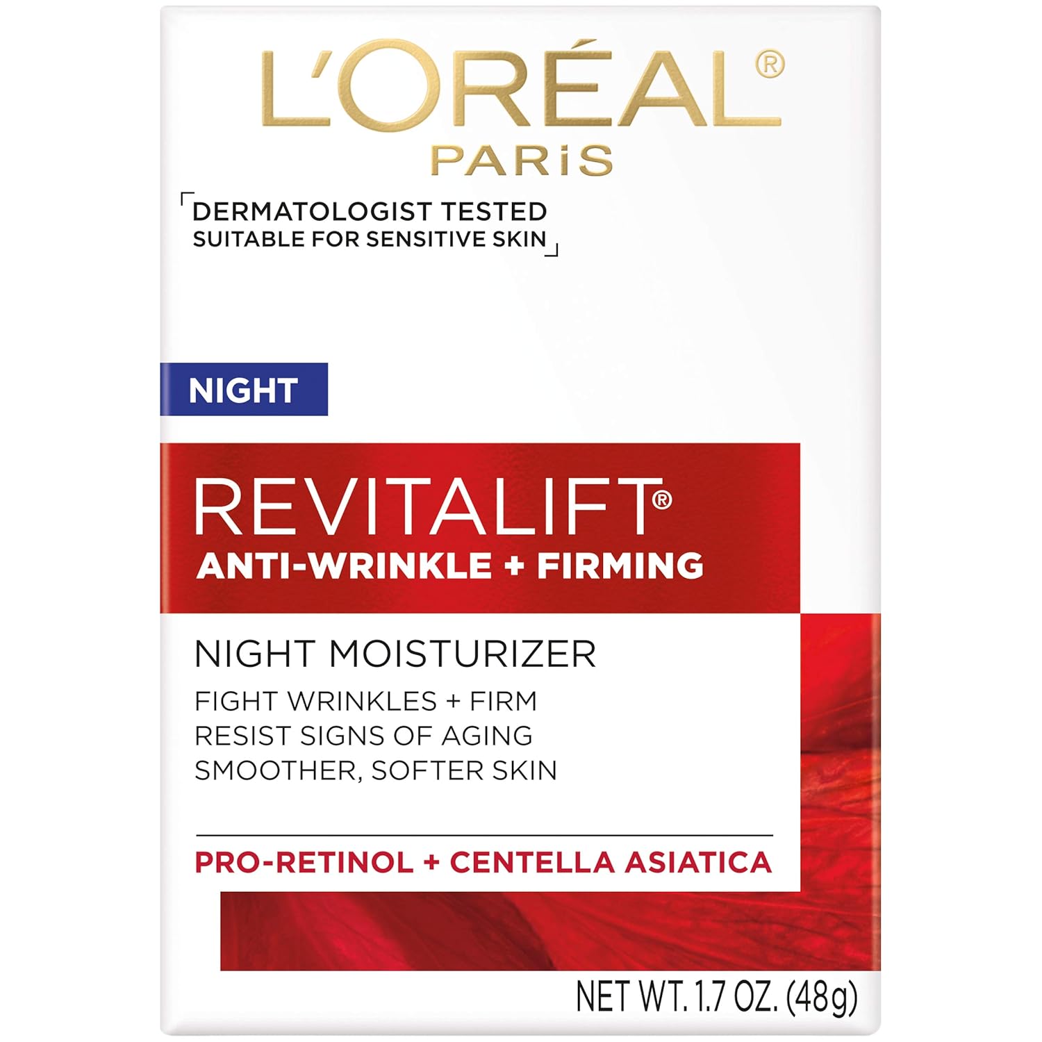 loreal revitalift night moisturizer