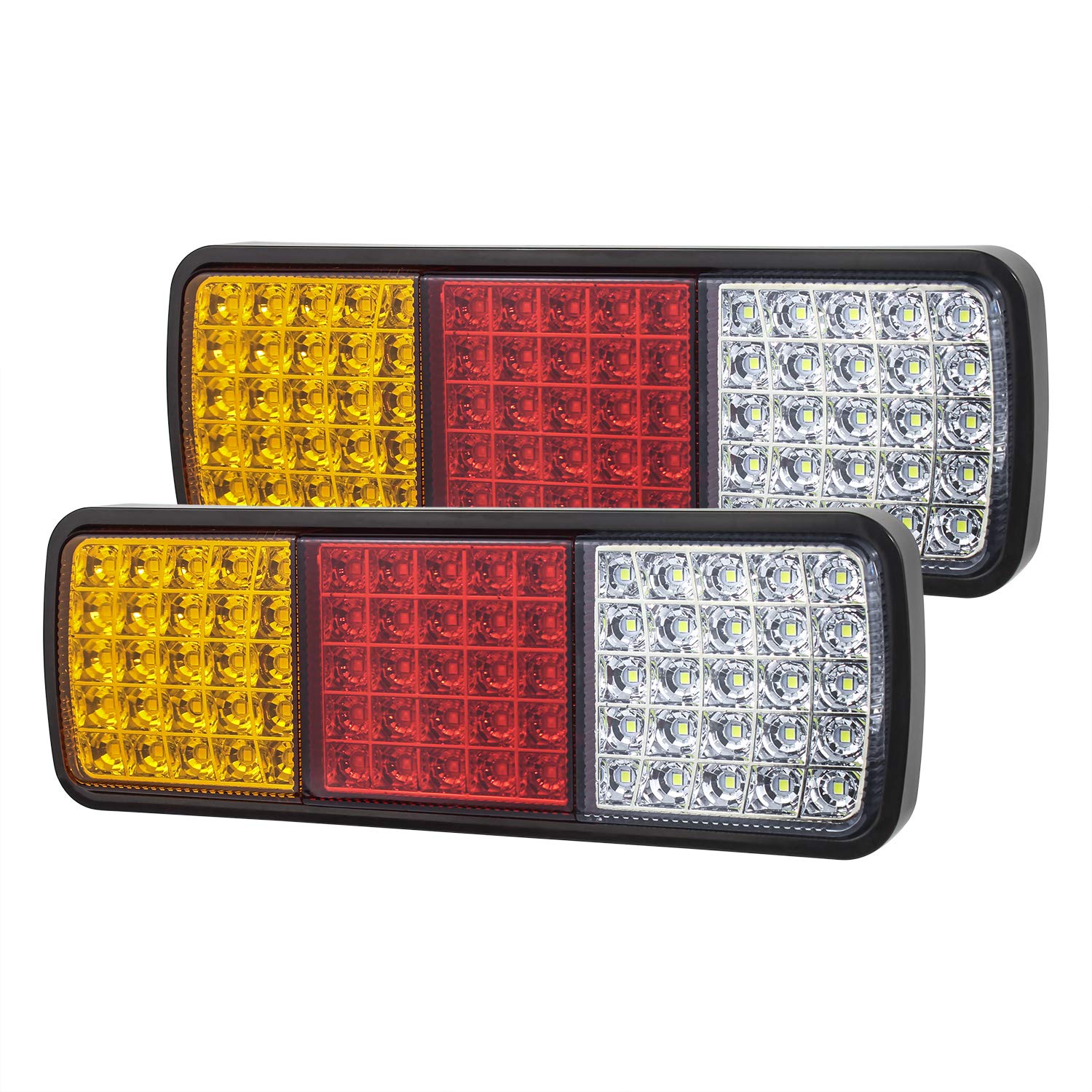 Linkitom 75 LED Truck Tail Light Bar, Super Bright 12v Turn Signal Brake Reverse Taillight for Truck Boat Snowmobile Trailer Pickup RV Camper UTV UTE Vans (2PCS)