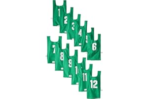 U.S. GAMES SYSTEMS, INC. One Dozen US Games Numbered Nylon Pinnies (One Dozen)