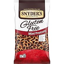 Snyder's of Hanover, Gluten Free Mini Pretzels, 8 Oz Bag