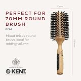 KENT 68mm Large Radial Pure Bristle Brush Beech Wood Handle - PF09 view 2