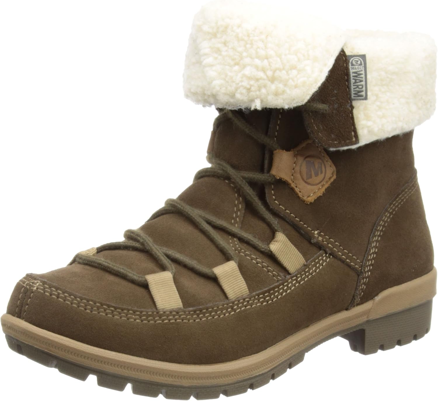 merrell women's lace up boots