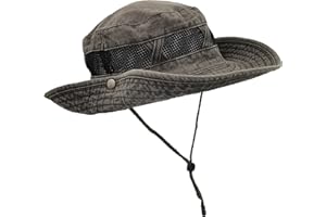 WINTERLACE Outdoor Boonie Sun Hat for Hiking, Camping, Fishing, Operator Floppy Military Camo Summer Cap for Men or Women