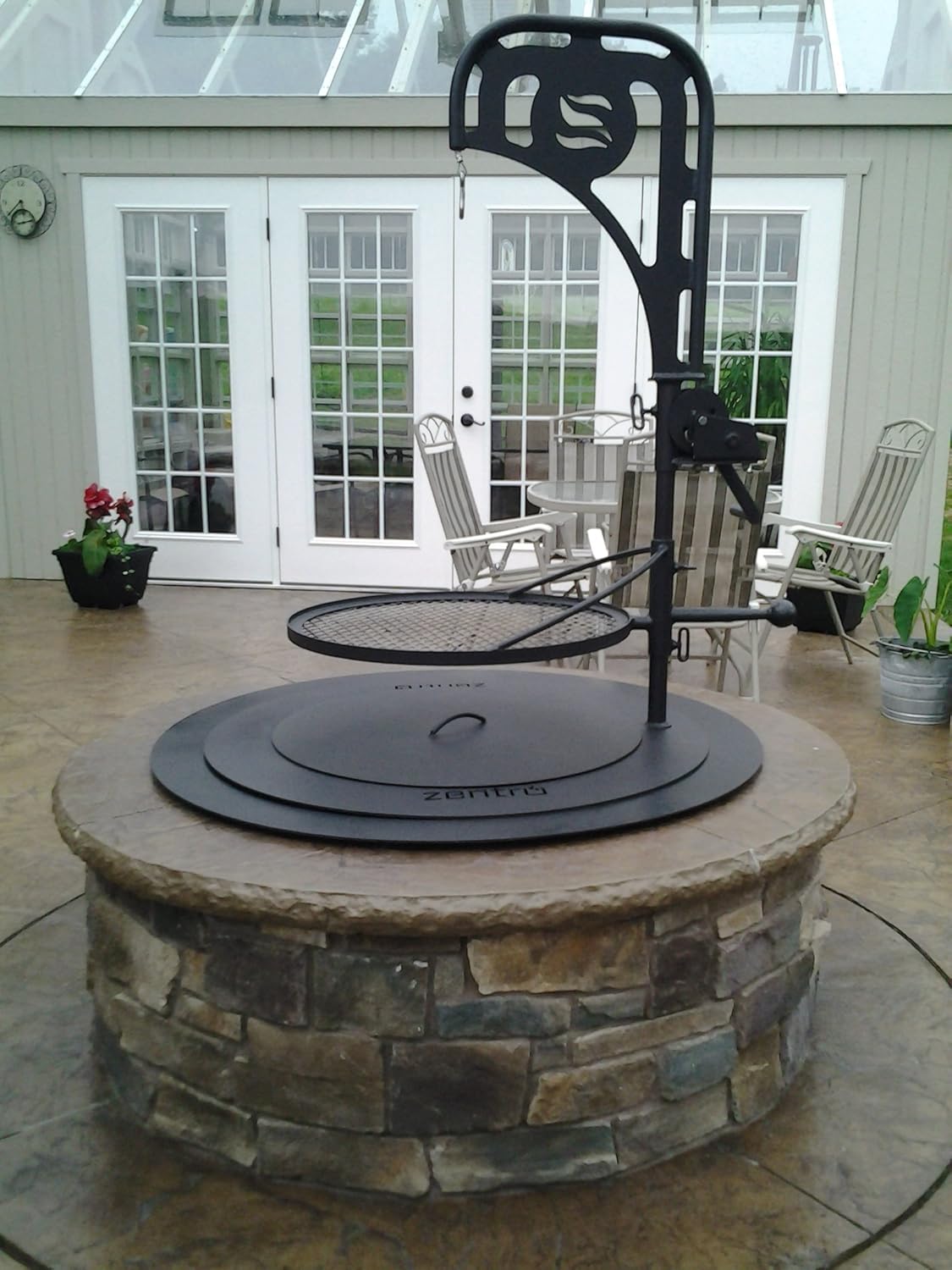 zentro smokeless fire pit on Amazon Com Zentro Fire Pit Insert Smoke Reducing Heavy Duty And American Made 24 Zentro Fire Pit Garden Outdoor