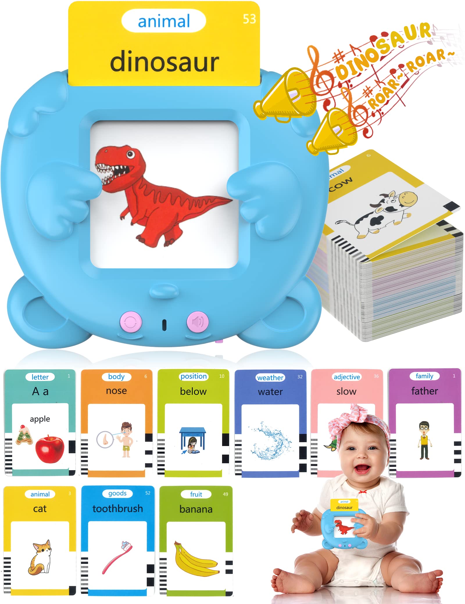 Mua 510 Sight Words Talking Flash Cards for Toddlers 2-4 Years, Pocket ...