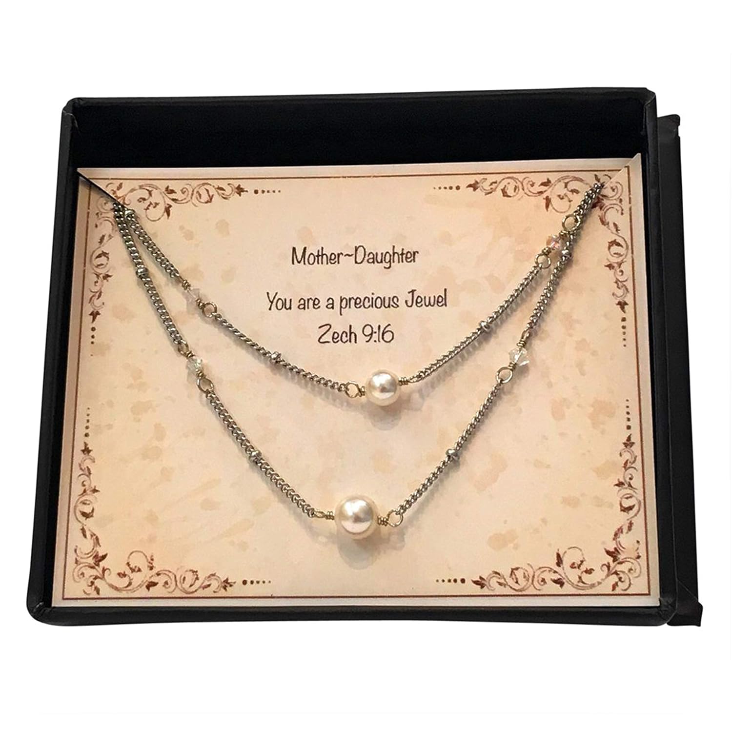 mother daughter pearl necklace