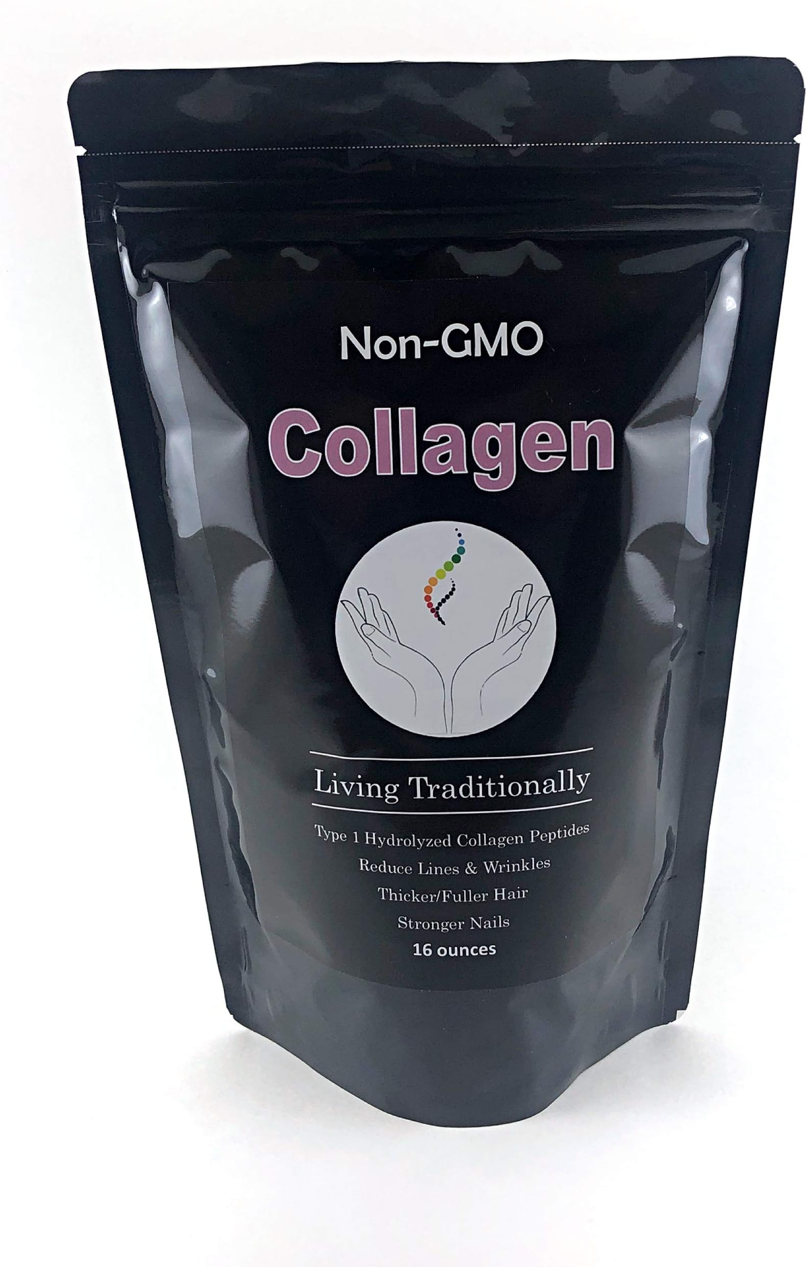 HYDROLYZED Collagen Powder: Non-GMO Type 1 Bovine Collagen peptides (16oz) Anti-Aging: Reduce Wrinkles & Cellulite, Improve Skin Hydration, Stronger Nails, Thicker Fuller Hair
