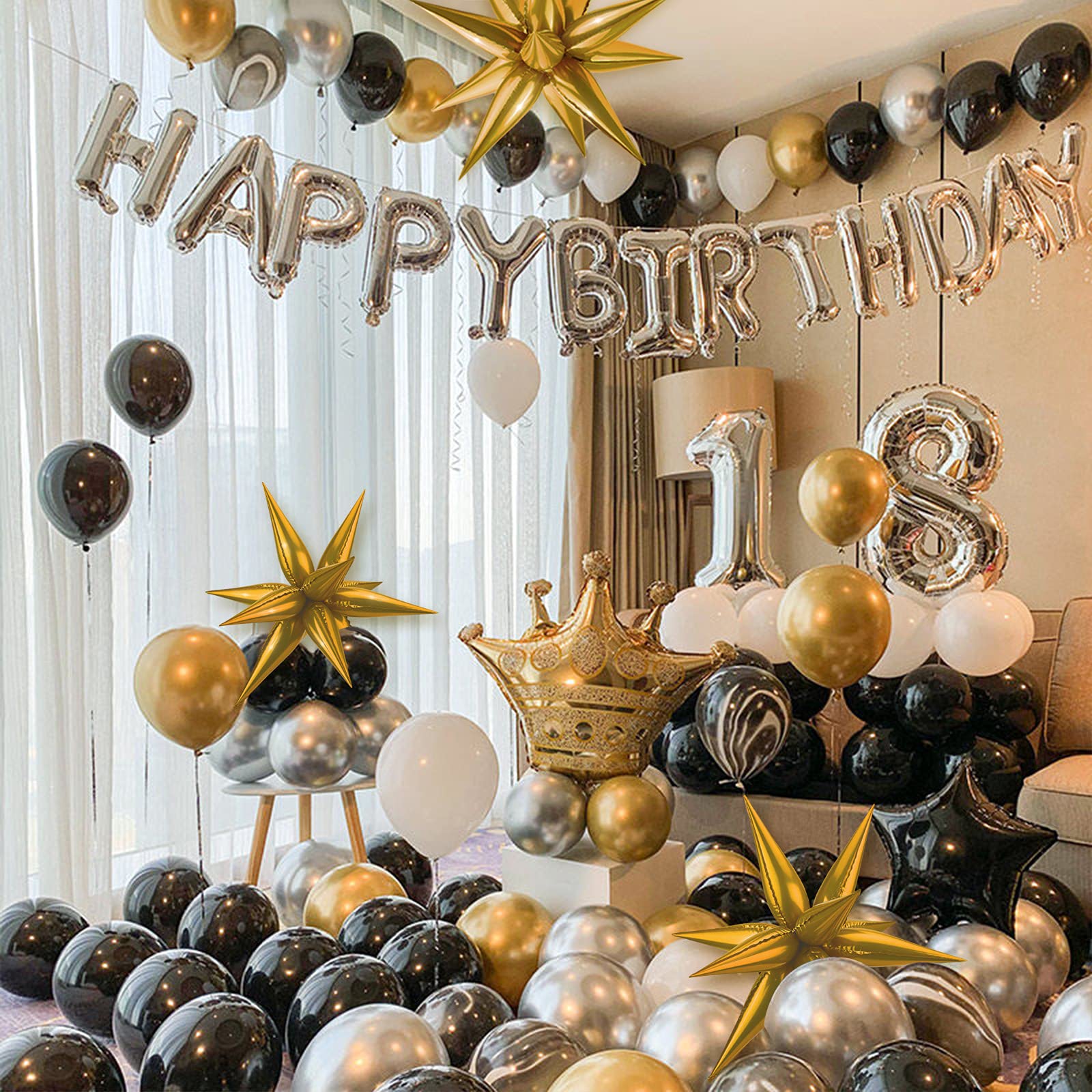 Gold Star Balloons