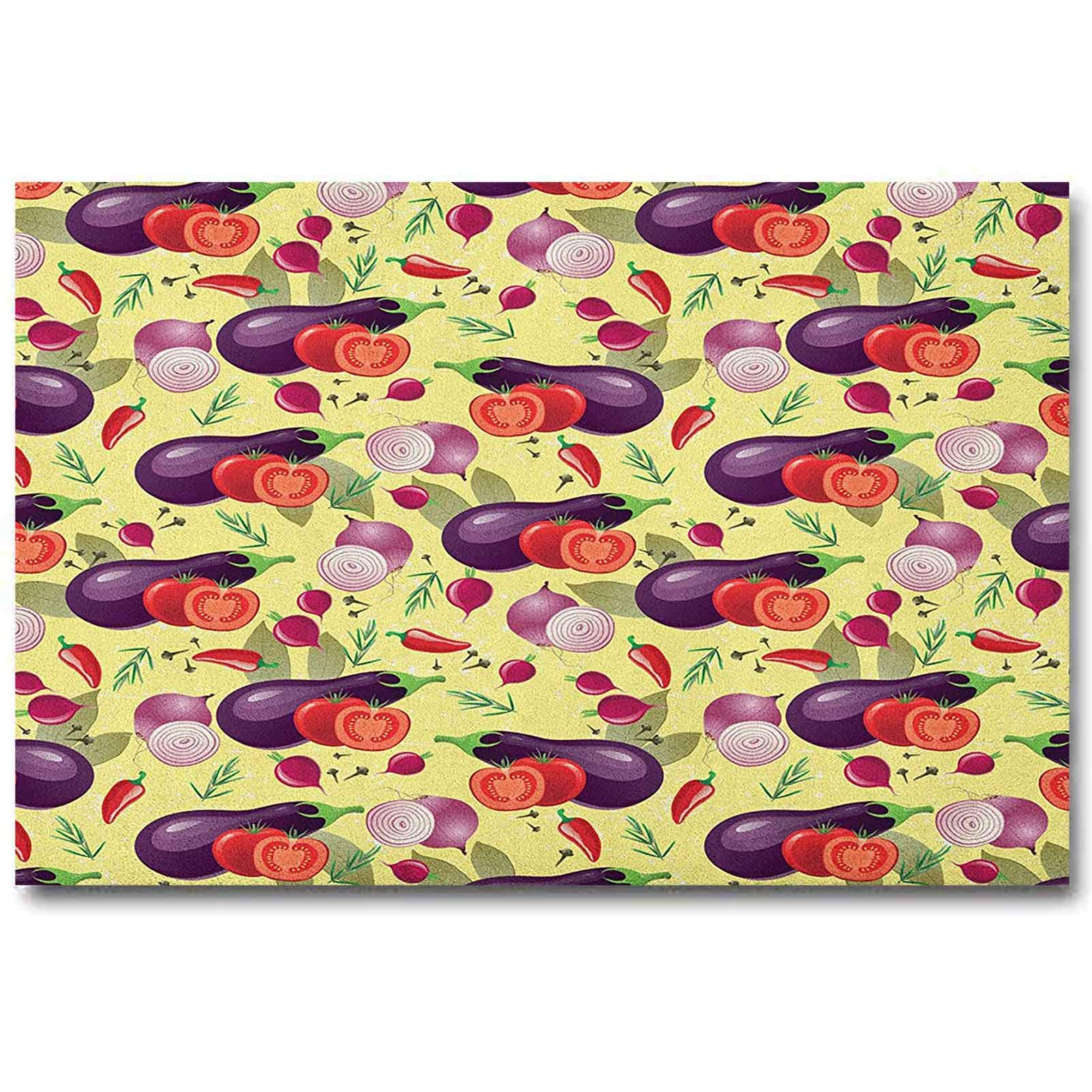 Eggplant Bathroom Decor Wall Art Eggplant Tomato Relish Onion Going Green Eating Organic Tasty Prese