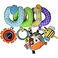 Infantino Stretch & Spiral Activity Toy - Textured Play Activity Toy for Sensory Exploration and Engagement, Ages 0 and Up, B