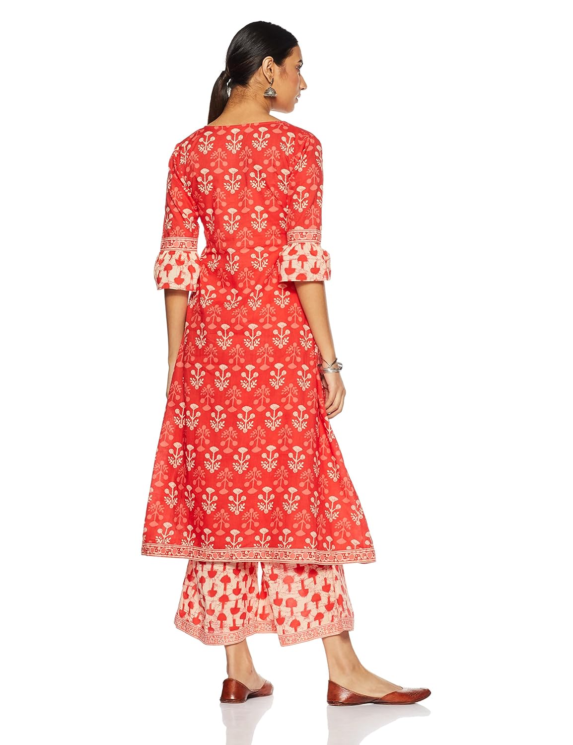 gerua women's a line salwar suit