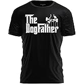 TeeUnion Dogfather T-Shirt Funny Cute Pup Pet Lover Gift for Dog Father