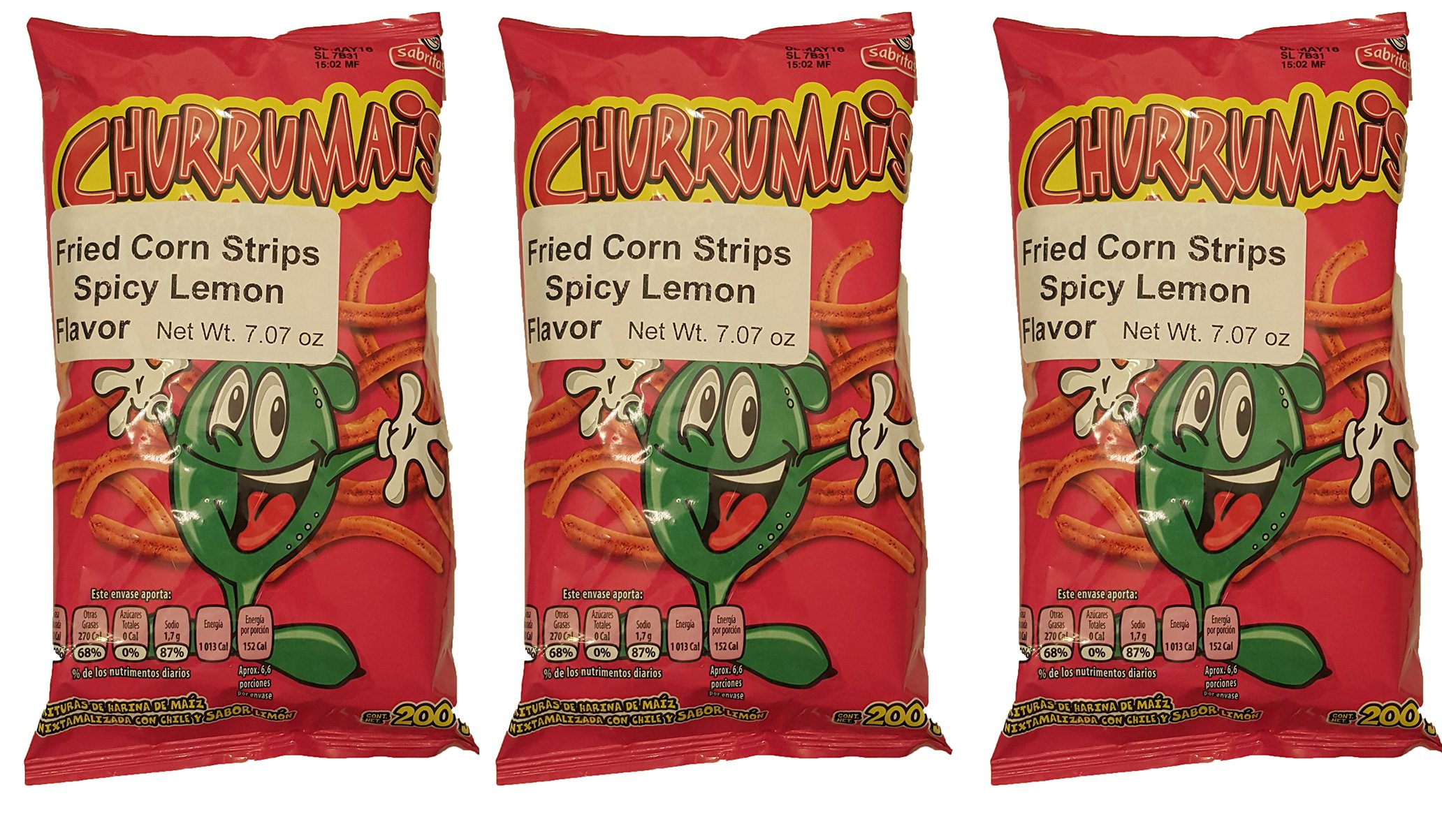 Sabritas Mexican Chips Large Bag (3pack) (Botanas Mexicanas Bolsa Grande) ((3 Pack