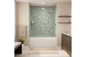 DREAMLINE Prism 60 in. L x 36 in. W Acrylic Alcove Right-Hand Drain Bathtub, White