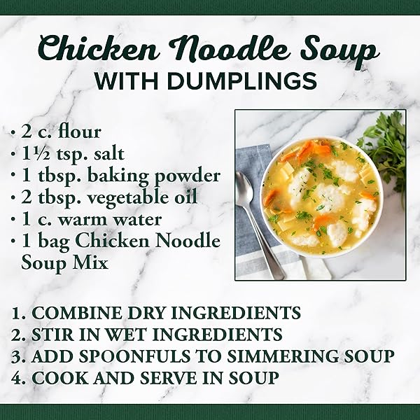 BEAR CREEK SOUP MIX, CHICKEN NOODLE, 8.4 OUNCE