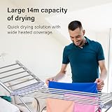 Vivo Technologies Heated Clothes Airer 14m Drying Space 230W Folding Rack view 6