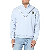 Lacoste mens Loose Fit Zip Neck Piqué Sweatshirt