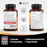 NEW LEAF Turmeric Tablets 2600mg with Black Pepper & Ginger 180 Tabs view 8