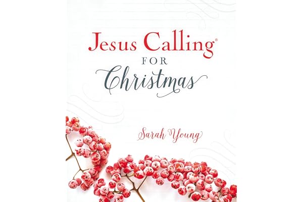 Jesus Calling for Christmas, Padded Hardcover, with Full Scriptures: Seasonal Devotions for Christmas (A 50-Day Devotional) – The Perfect Christian Gift for Advent and the Holiday Season