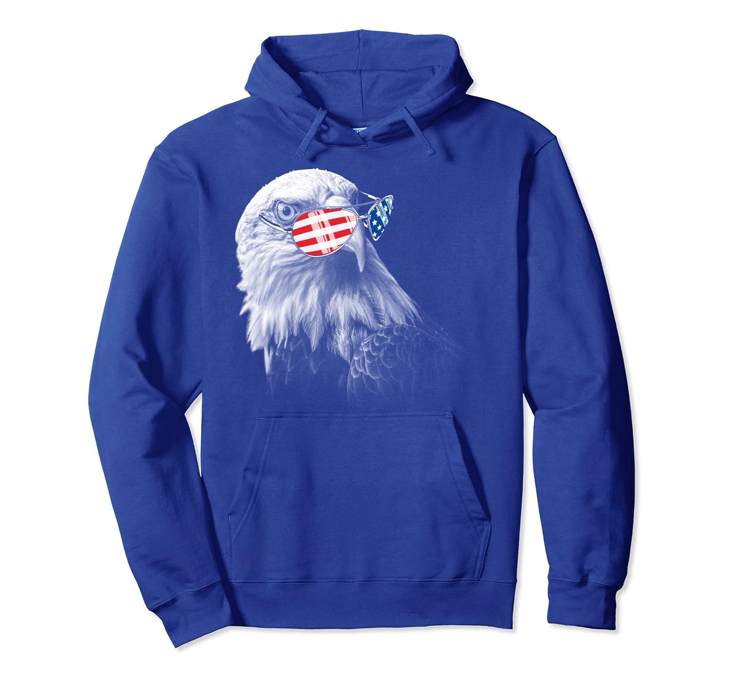 Vintage Patriot USA Eagle Hoodie American Flag 4th July Gift-anz