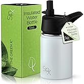 SIPX™ Kids 12 oz Insulated Water Bottle with Straw Lid – Leakproof Stainless Steel, BPA-Free, Easy to Carry – Perfect for School, Camp, Sports & Travel – Blue