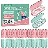 300P Dental Floss Picks, Tooth Picks Flossers, Toothpick for Deep Cleaning | Party Favors for Adults, Premium Strong Floss Sticks Case for Home School Travel Camping- Adults &amp; Kids