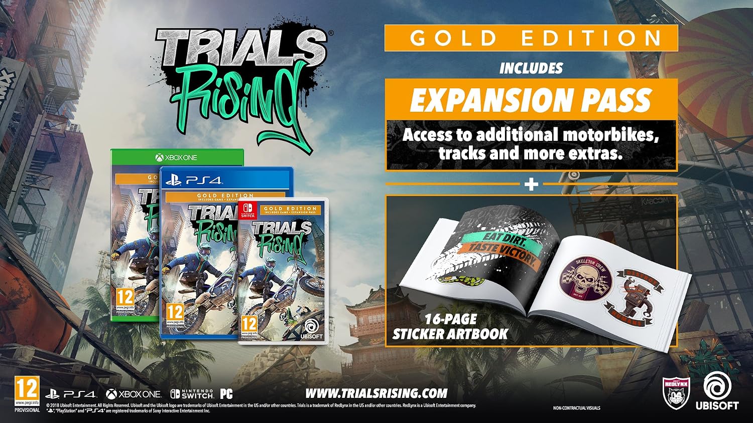 ÎÏÎ¿ÏÎ­Î»ÎµÏÎ¼Î± ÎµÎ¹ÎºÏÎ½Î±Ï Î³Î¹Î± TRIALS RISING GOLD PS4 NEW